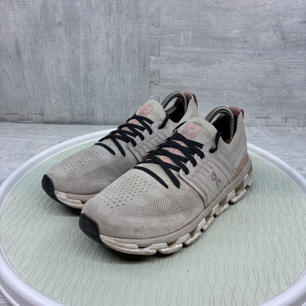 On Cloudswift Running Shoes Women's 9 Beige Rose Mesh Sneakers 3WD10451219